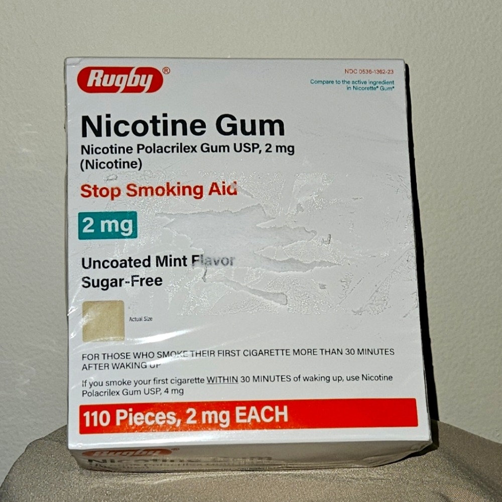 NWT Quit smoking aid gum
